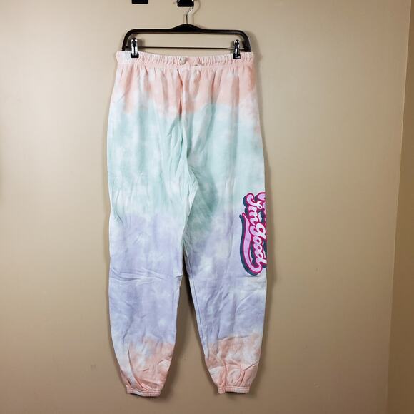 By Samii Ryan Tie-dye Nah I'm Good Jogger Sweatpants Size M - Picture 1 of 7